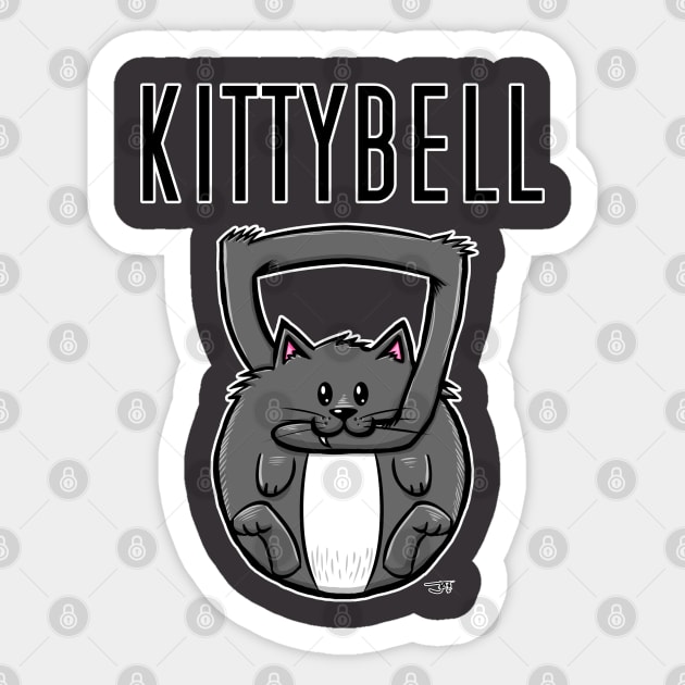 Kittybell Kettlebell Sticker by jasonyerface